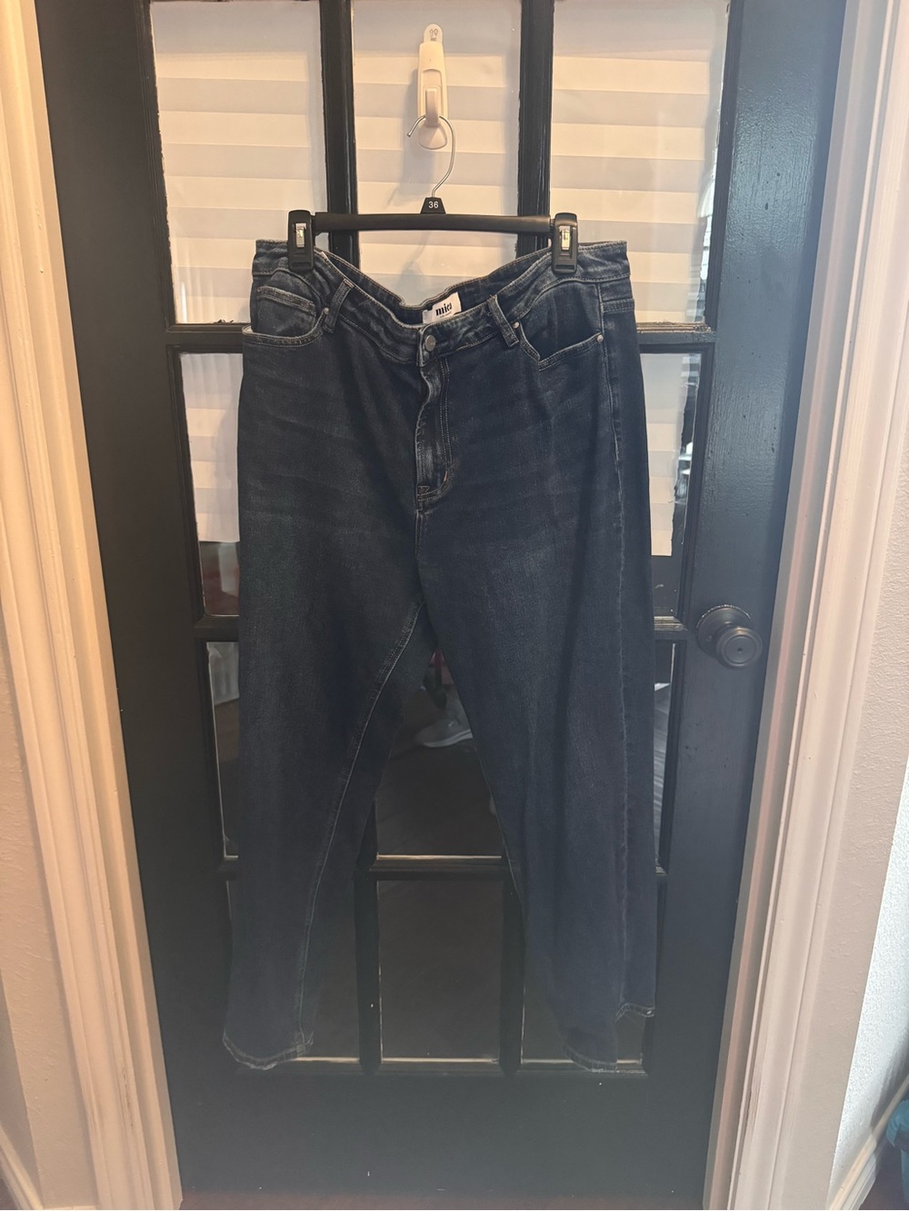 Misa Los Angeles Dark Wash Boyfriend Jeans